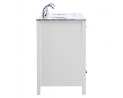 Elegant Bathroom Vanity - White, L 60" (VF18960DWH)