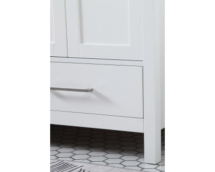 Elegant Bathroom Vanity - White, L 60" (VF18960DWH)