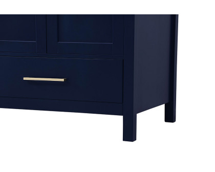 Elegant Bathroom Vanity - Blue, L 72" (VF18972DBL)