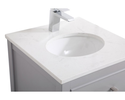 Elegant Bathroom Vanity - Gray, L 18" (VF19018GR)