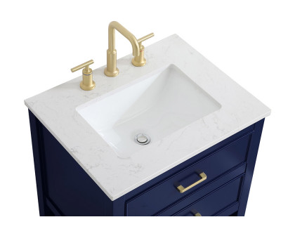 Elegant Bathroom Vanity - Blue, L 24" (VF19024BL)