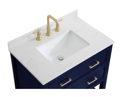 Elegant Bathroom Vanity - Blue (VF19030BL-BS)