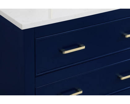 Elegant Bathroom Vanity - Blue (VF19030BL-BS)