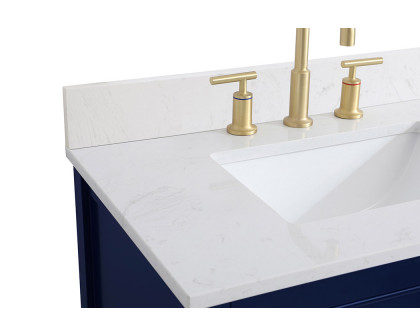 Elegant Bathroom Vanity - Blue (VF19030BL-BS)