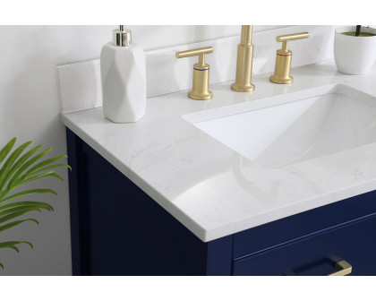 Elegant Bathroom Vanity - Blue (VF19030BL-BS)