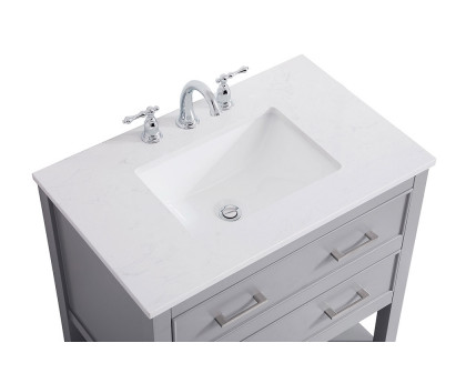 Elegant Bathroom Vanity - Gray (VF19030GR)