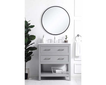 Elegant Bathroom Vanity - Gray (VF19030GR)