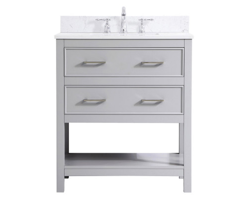 Elegant Bathroom Vanity - Gray (VF19030GR-BS)