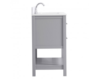 Elegant Bathroom Vanity - Gray (VF19030GR-BS)