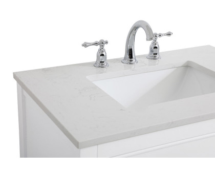 Elegant Bathroom Vanity - White (VF19030WH)