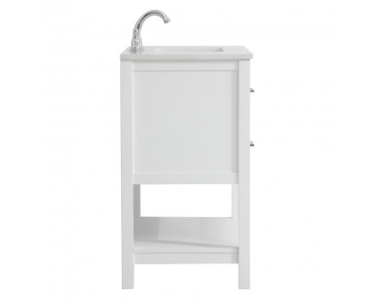 Elegant Bathroom Vanity - White (VF19030WH)