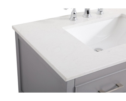 Elegant Bathroom Vanity - Gray (VF19036GR)