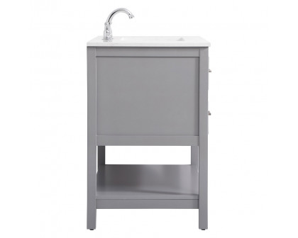 Elegant Bathroom Vanity - Gray (VF19036GR)