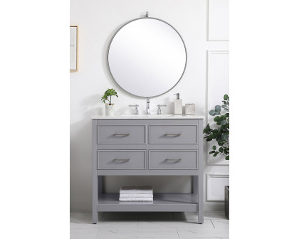 Elegant Bathroom Vanity - Gray (VF19036GR)