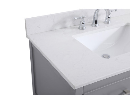 Elegant Bathroom Vanity - Gray (VF19036GR-BS)