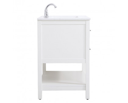 Elegant Bathroom Vanity - White (VF19036WH)