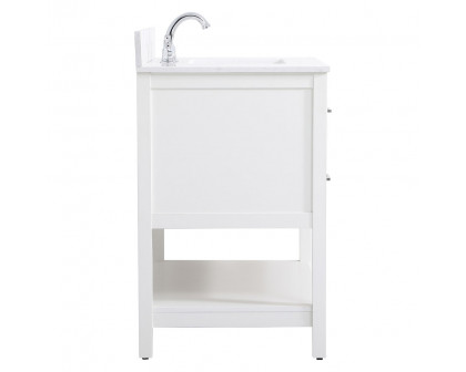 Elegant Bathroom Vanity - White (VF19036WH-BS)