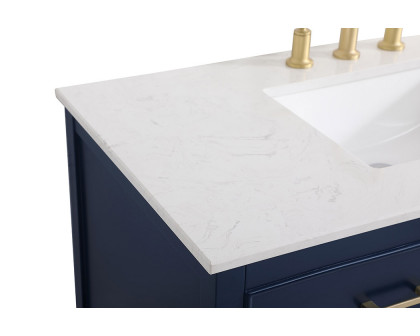 Elegant Bathroom Vanity - Blue (VF19042BL)