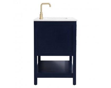 Elegant Bathroom Vanity - Blue (VF19042BL)