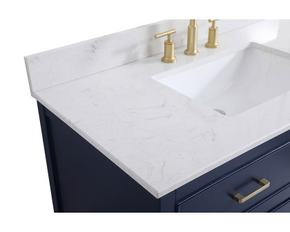 Elegant Bathroom Vanity - Blue (VF19042BL-BS)