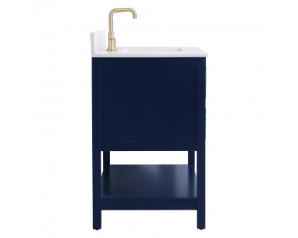 Elegant Bathroom Vanity - Blue (VF19042BL-BS)