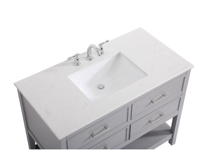 Elegant Bathroom Vanity - Gray (VF19042GR)