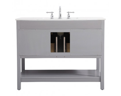 Elegant Bathroom Vanity - Gray (VF19042GR)