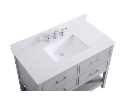 Elegant Bathroom Vanity - Gray (VF19042GR-BS)