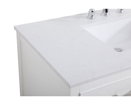 Elegant Bathroom Vanity - White (VF19042WH)