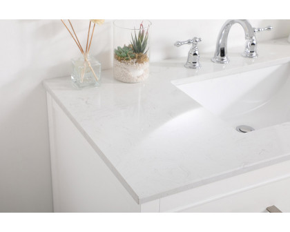 Elegant Bathroom Vanity - White (VF19042WH)