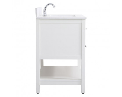 Elegant Bathroom Vanity - White (VF19042WH-BS)