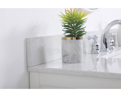 Elegant Bathroom Vanity - White (VF19042WH-BS)