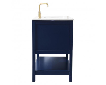 Elegant Bathroom Vanity - Blue (VF19048BL)