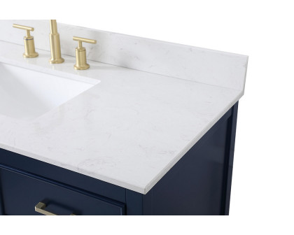 Elegant Bathroom Vanity - Blue (VF19048BL-BS)