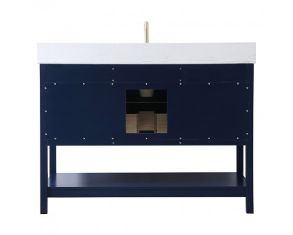 Elegant Bathroom Vanity - Blue (VF19048BL-BS)