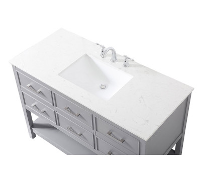 Elegant Bathroom Vanity - Gray (VF19048GR)