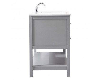 Elegant Bathroom Vanity - Gray (VF19048GR)