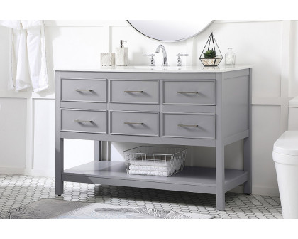 Elegant Bathroom Vanity - Gray (VF19048GR)