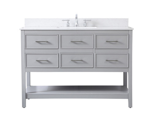 Elegant Bathroom Vanity - Gray (VF19048GR-BS)