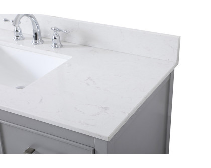 Elegant Bathroom Vanity - Gray (VF19048GR-BS)