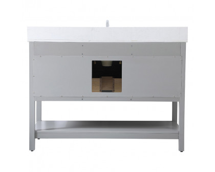 Elegant Bathroom Vanity - Gray (VF19048GR-BS)