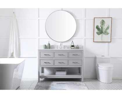 Elegant Bathroom Vanity - Gray (VF19048GR-BS)