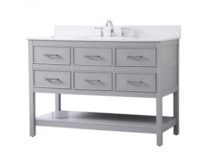 Elegant Bathroom Vanity - Gray (VF19048GR-BS)