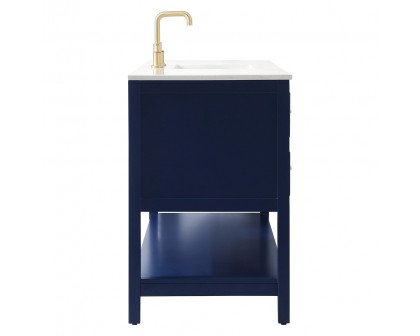 Elegant Bathroom Vanity - Blue (VF19060BL)