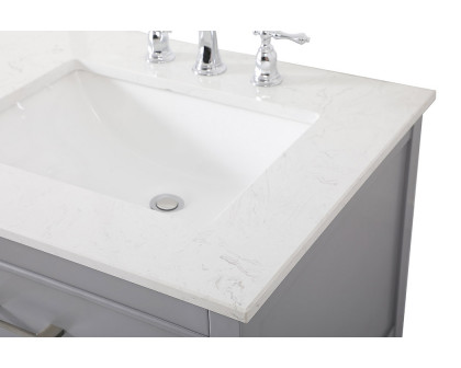 Elegant Bathroom Vanity - Gray (VF19060DGR)