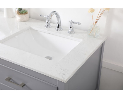 Elegant Bathroom Vanity - Gray (VF19060DGR)