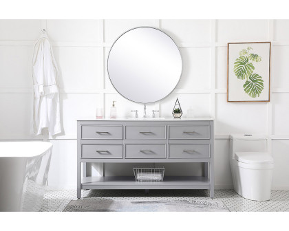 Elegant Bathroom Vanity - Gray (VF19060GR)