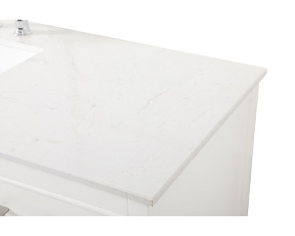 Elegant Bathroom Vanity - White (VF19060WH)