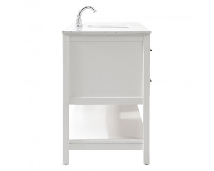 Elegant Bathroom Vanity - White (VF19060WH)