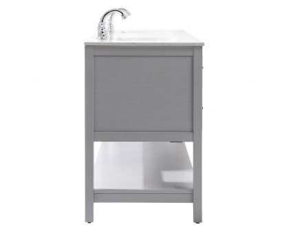 Elegant Bathroom Vanity - Gray (VF19072DGR)